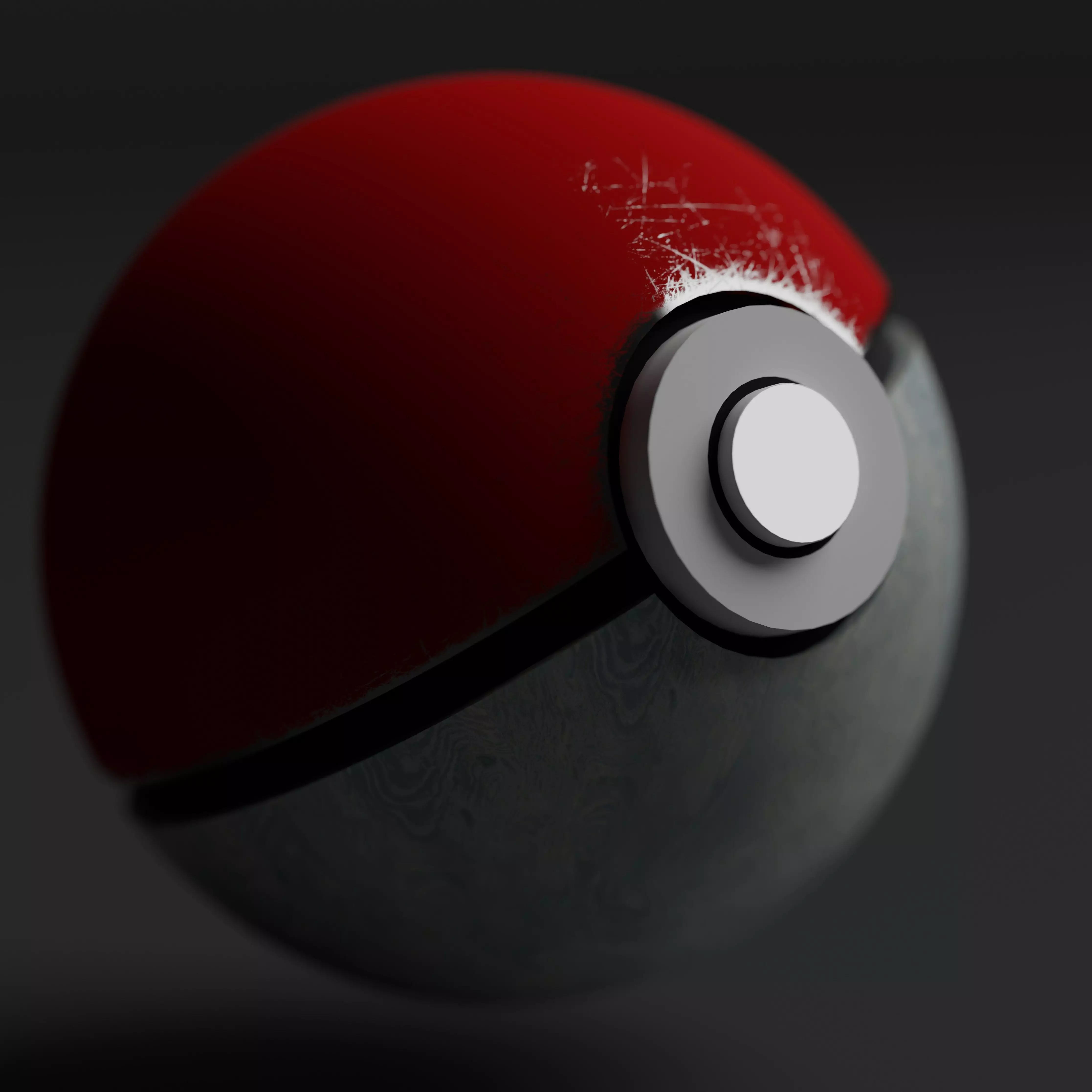 High Def PokeBall Free 3D model_0