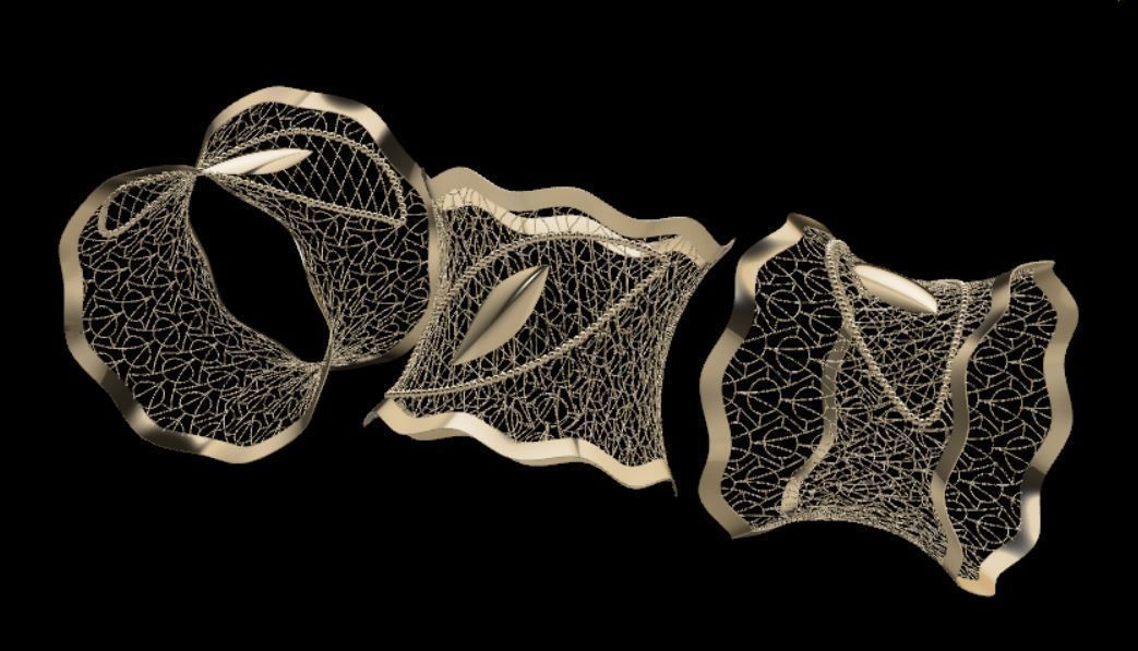 Fusion bangle light weight 3D print model_2