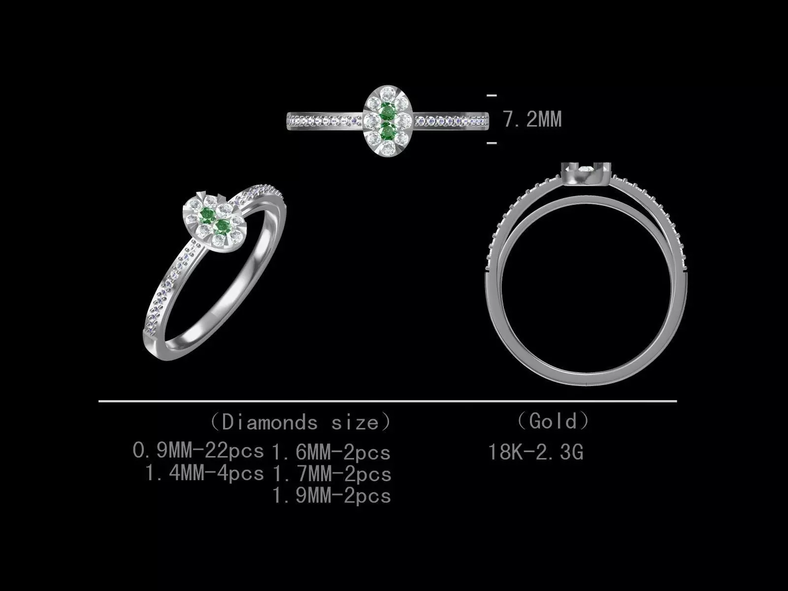 Stylish engagement Ring For Sale At Lowest Price Free 3D print model