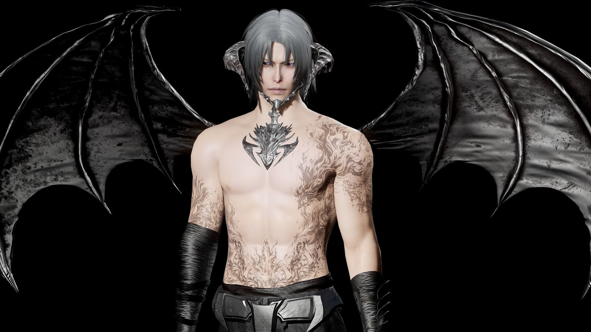 Incubus Azriel Low-poly 3D model_2