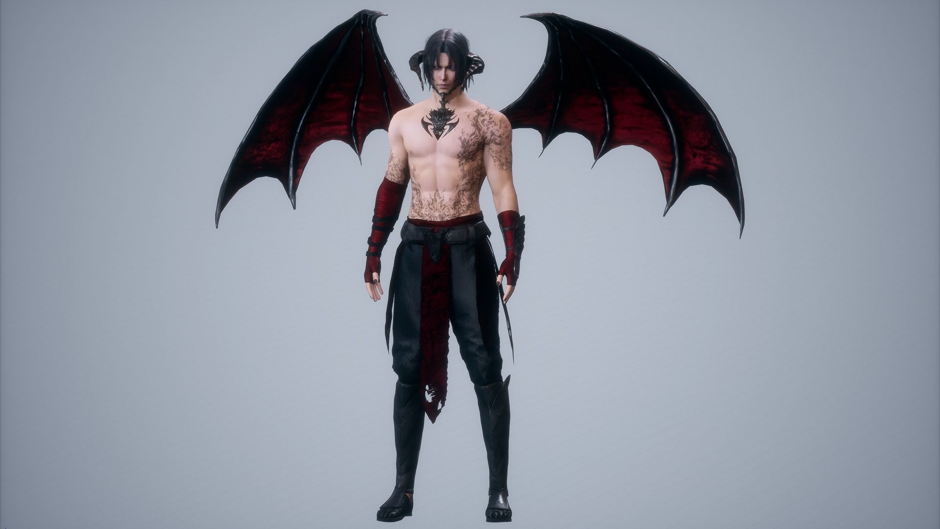 Incubus Azriel Low-poly 3D model_17