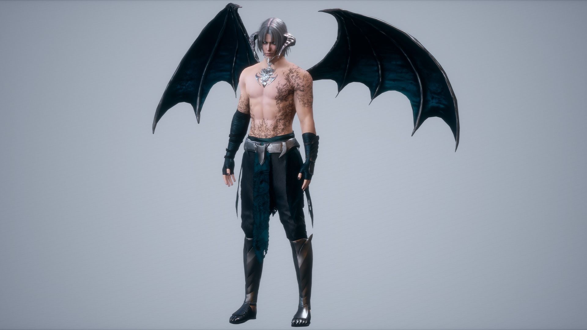 Incubus Azriel Low-poly 3D model_16