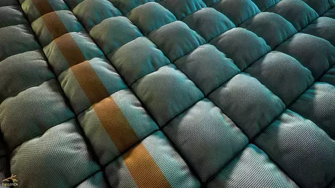 Cloth padded wall - Substance designer