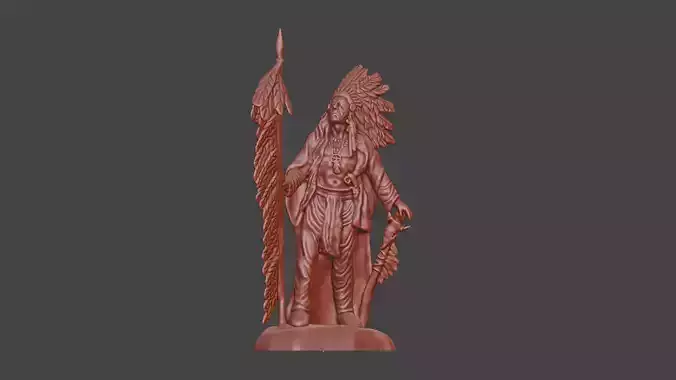 Native American warrior