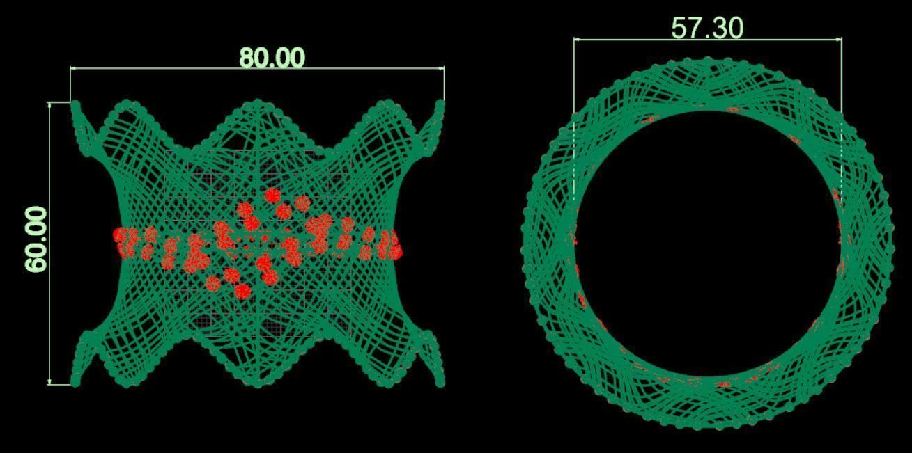 Fusion 3dbracelet light weight 3D print model_6