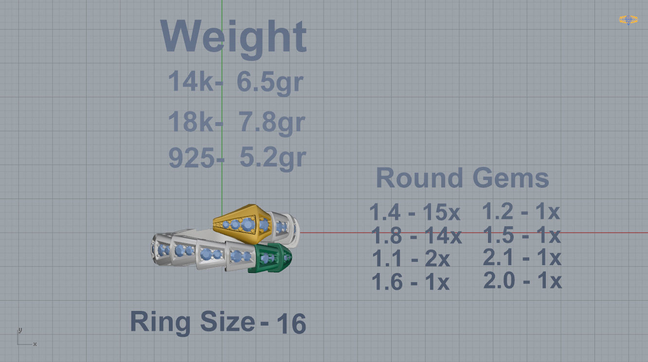 Bvlgari Serpenti Ring 3D print model_3