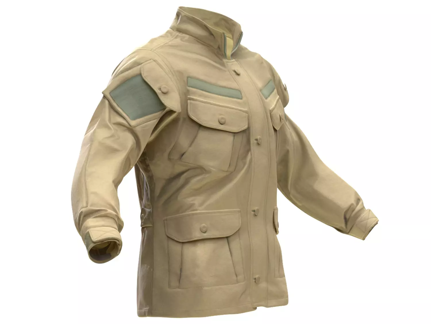 Jacket Low-poly 3D model_0