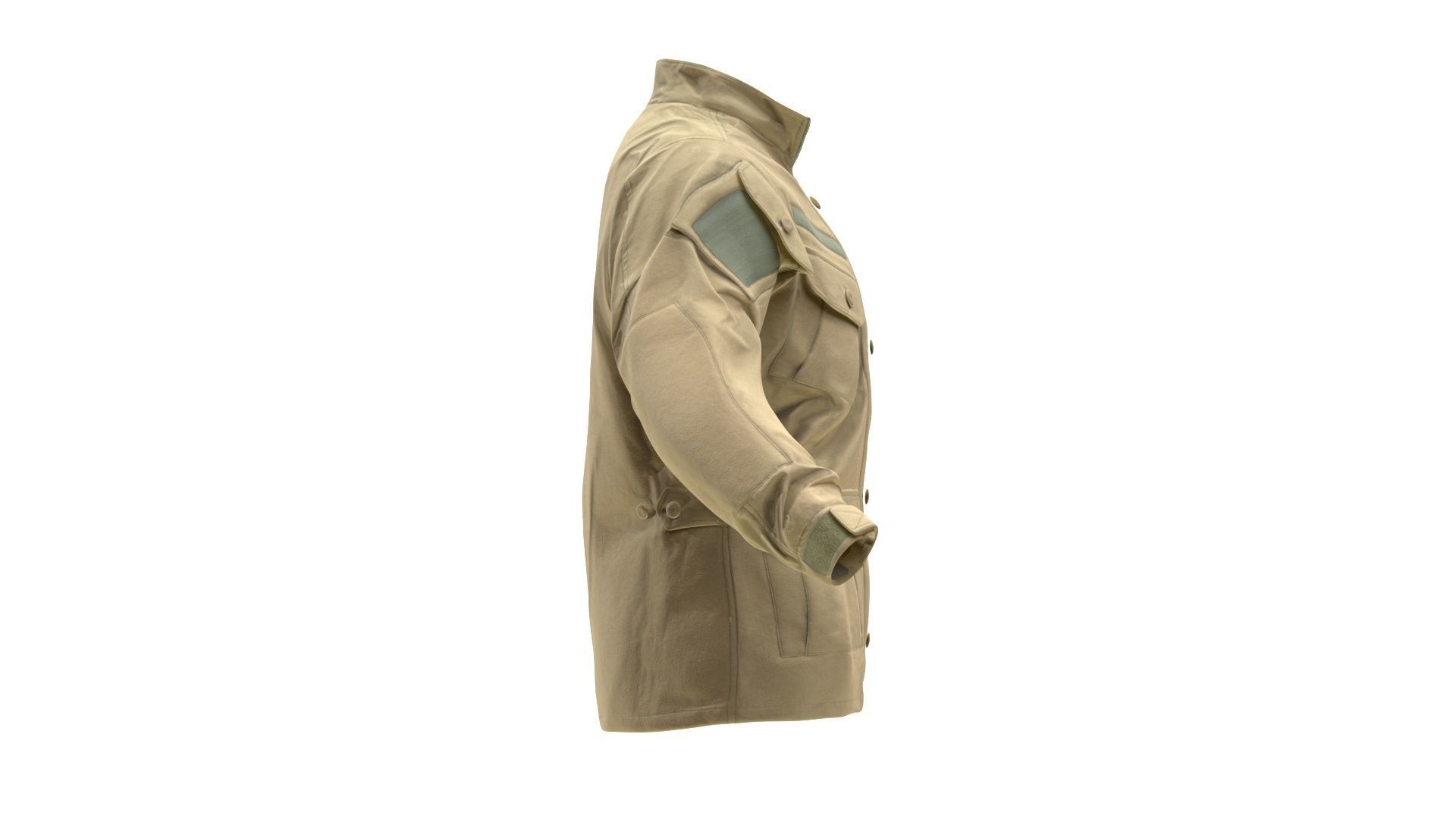 Jacket Low-poly 3D model_8