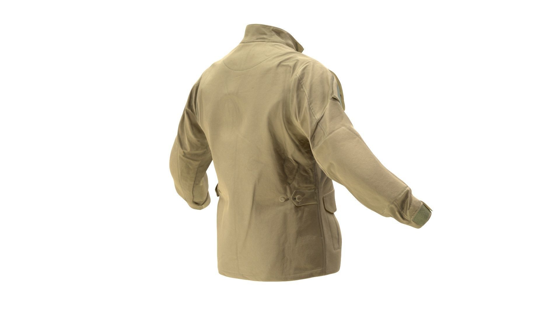 Jacket Low-poly 3D model_5