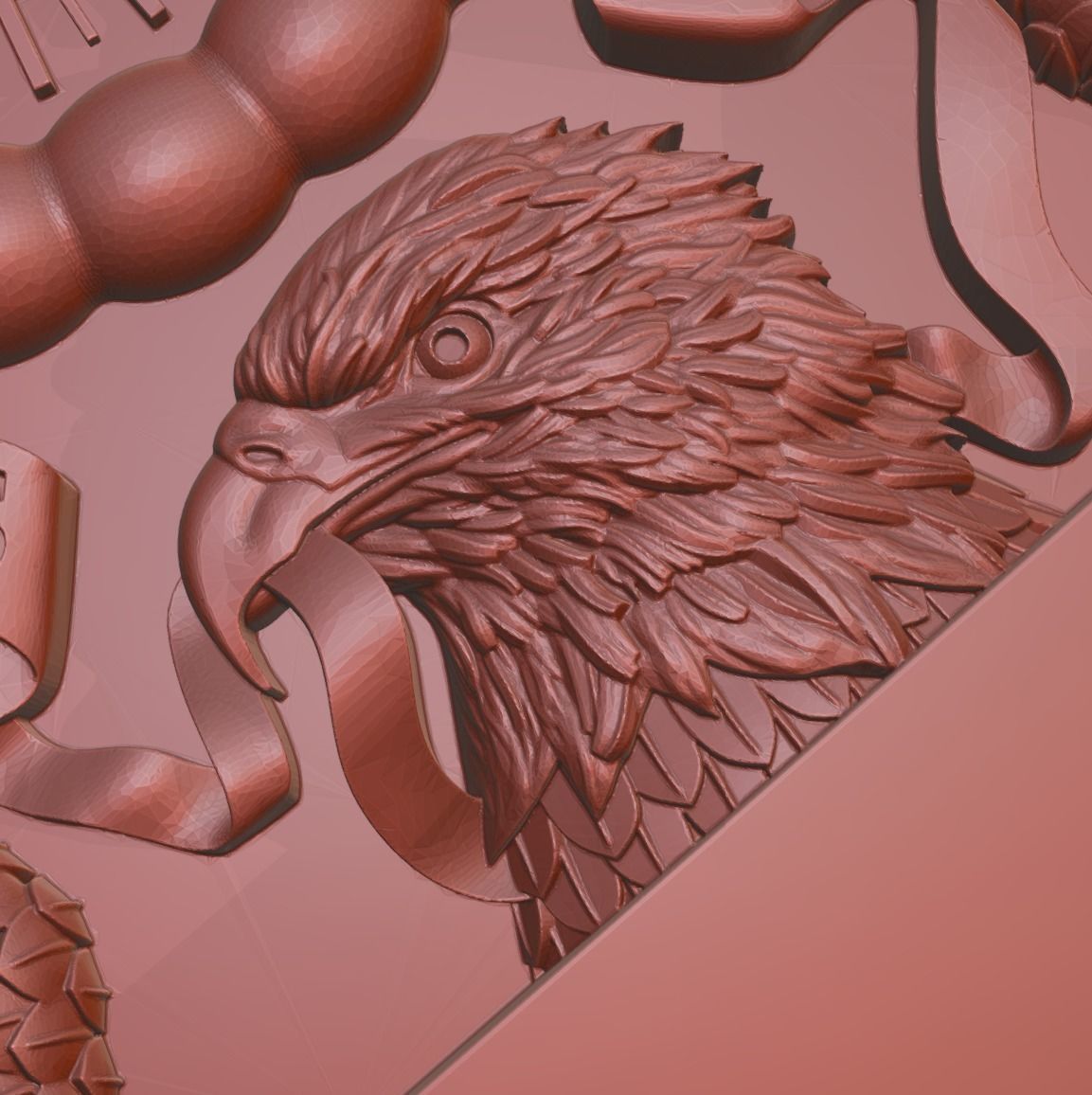 United States Great Seal 3D Print and Engrave America s Legacy 3D print model_5