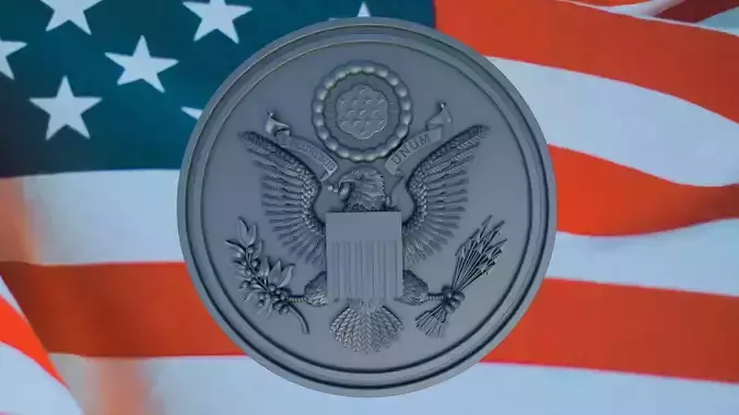 United States Great Seal 3D Print and Engrave America s Legacy 3D print model