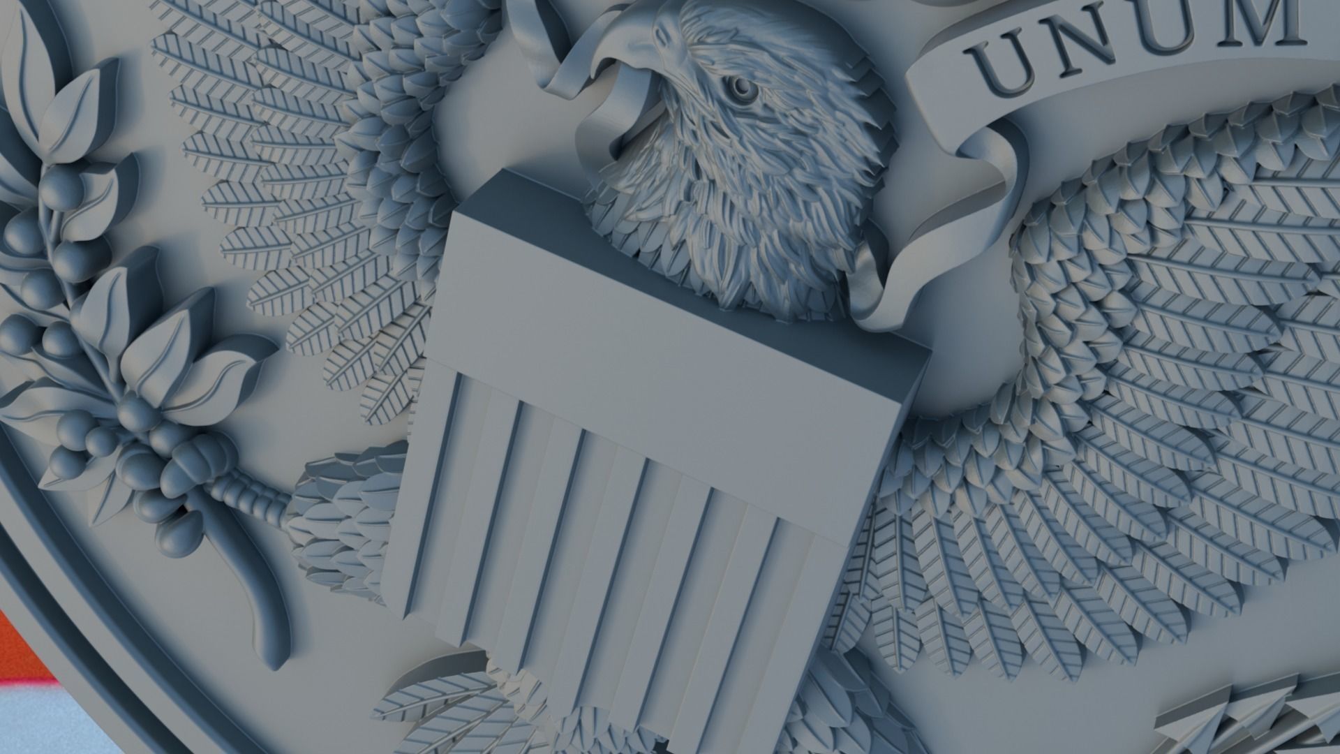 United States Great Seal 3D Print and Engrave America s Legacy 3D print model_1