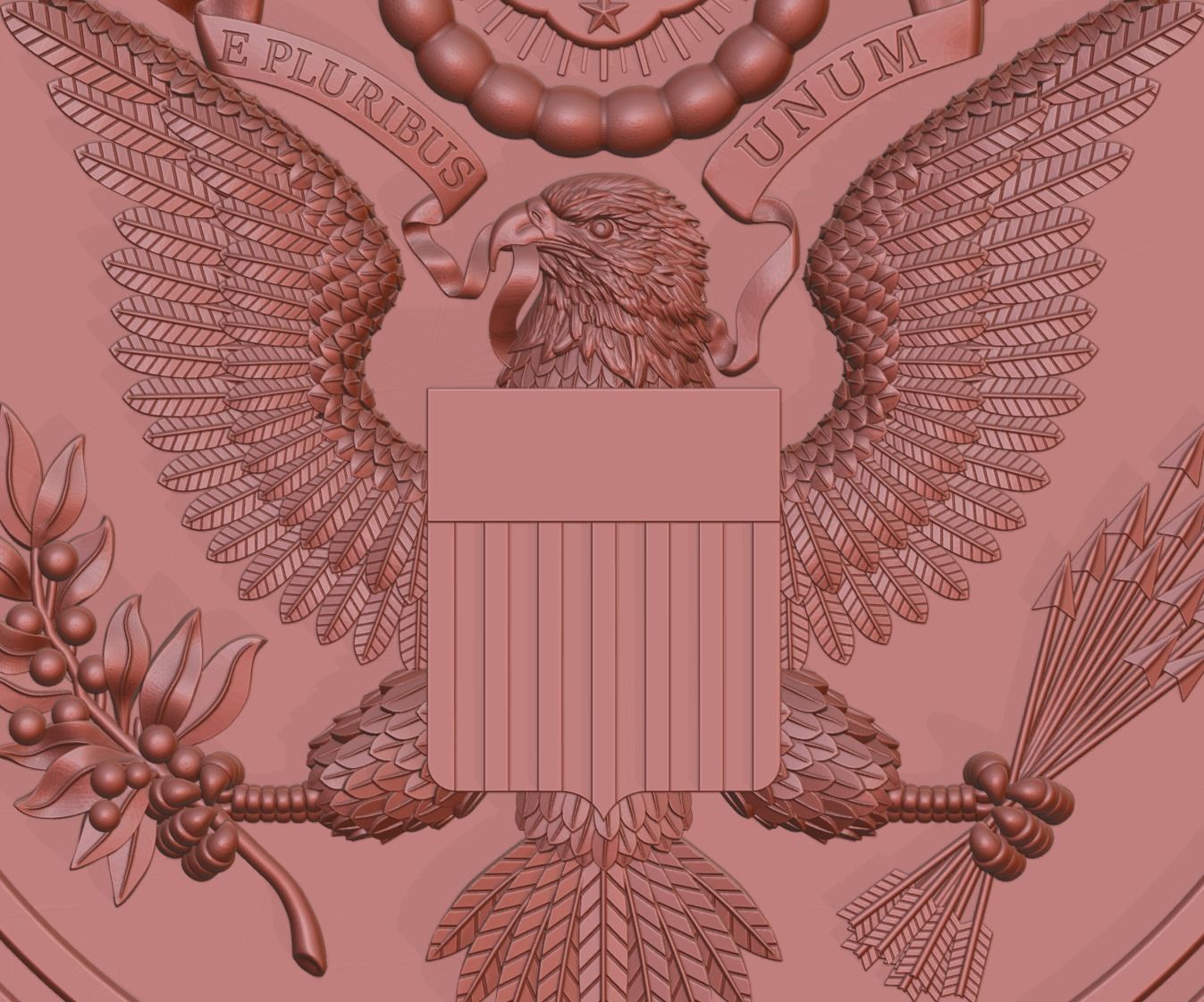 United States Great Seal 3D Print and Engrave America s Legacy 3D print model_3