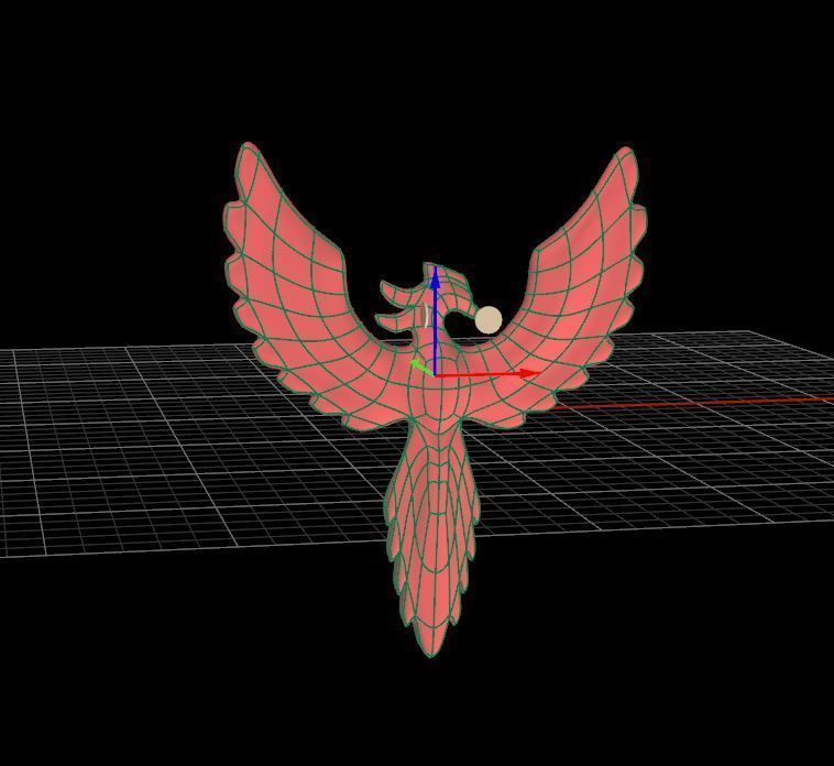 Phoenix Pendant o2 3D print model_4