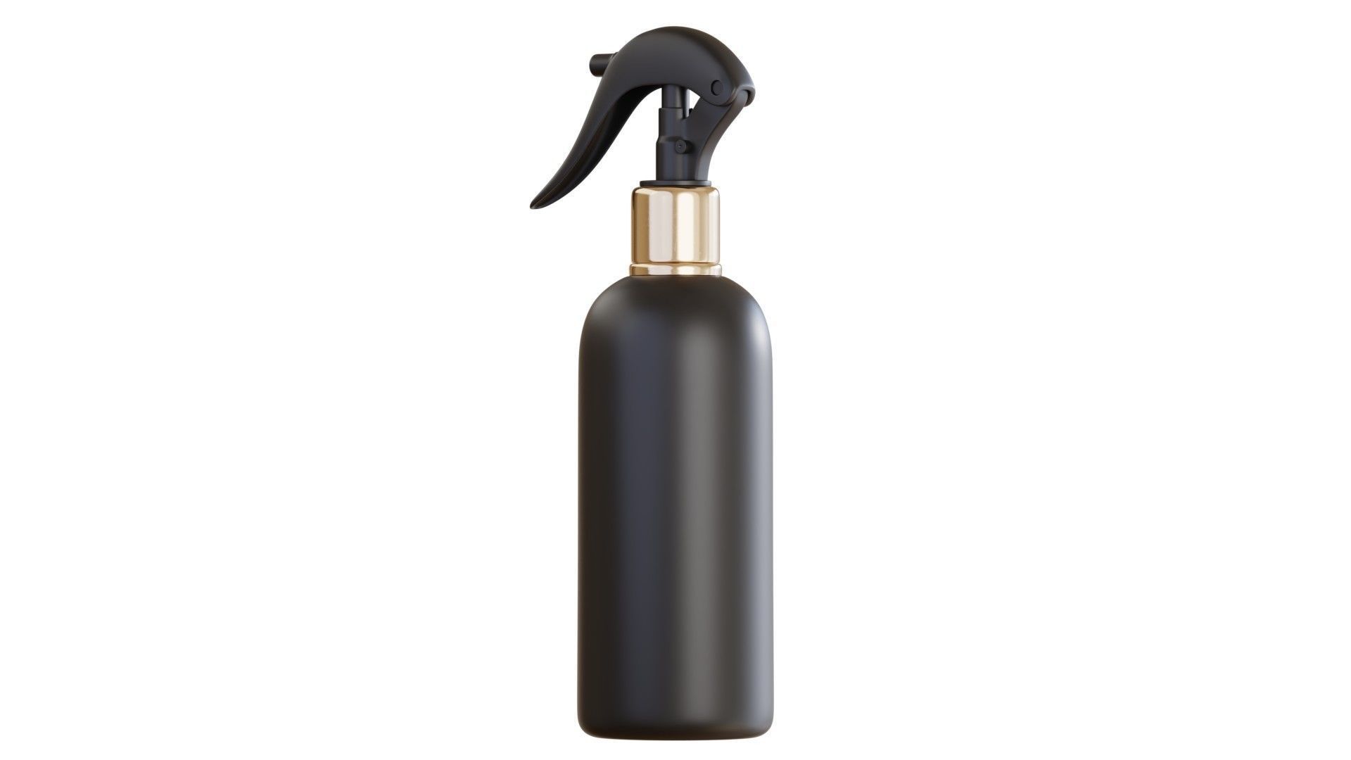 Black Spray Bottle 01 3D model_5