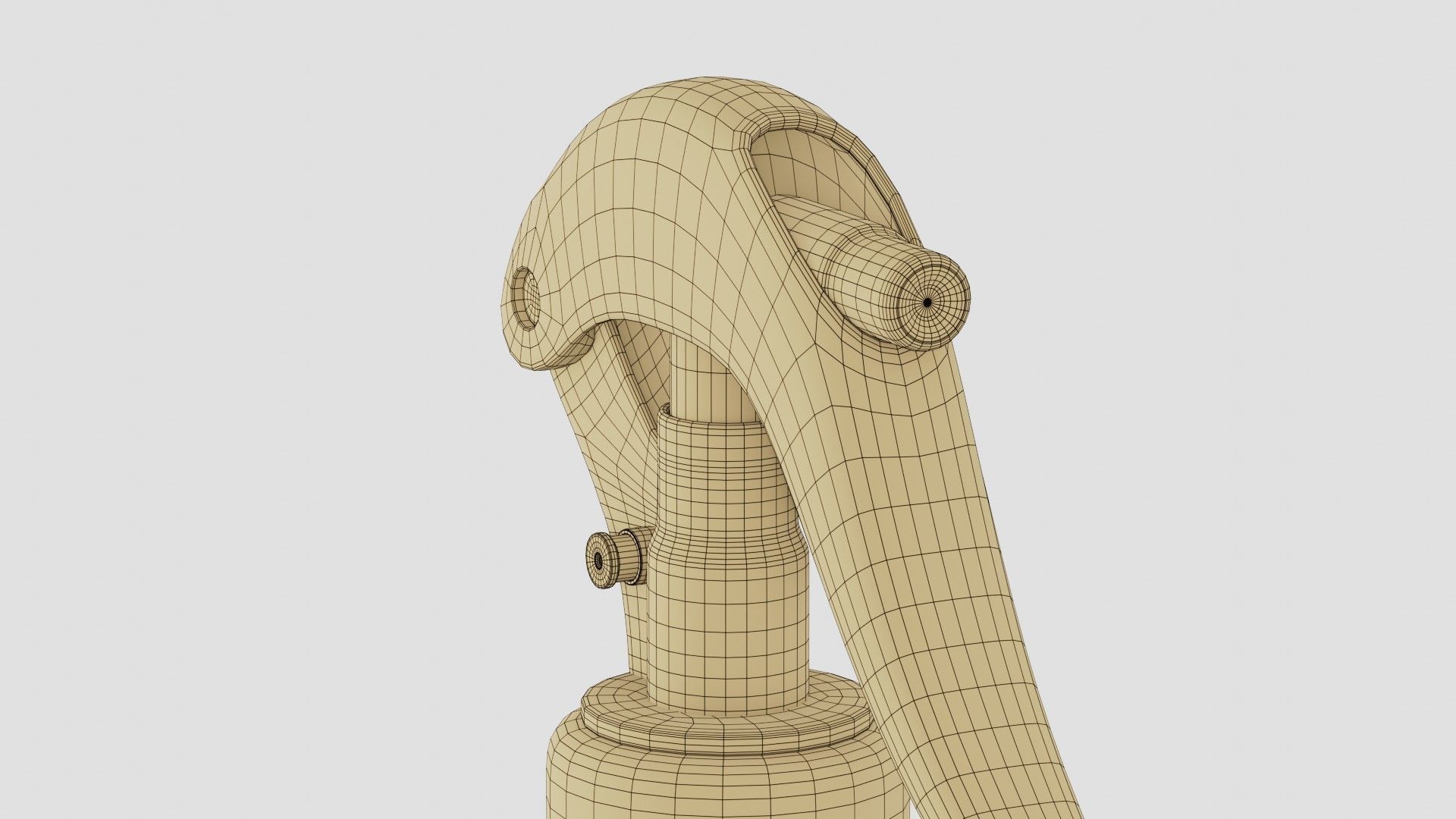 Black Spray Bottle 01 3D model_12