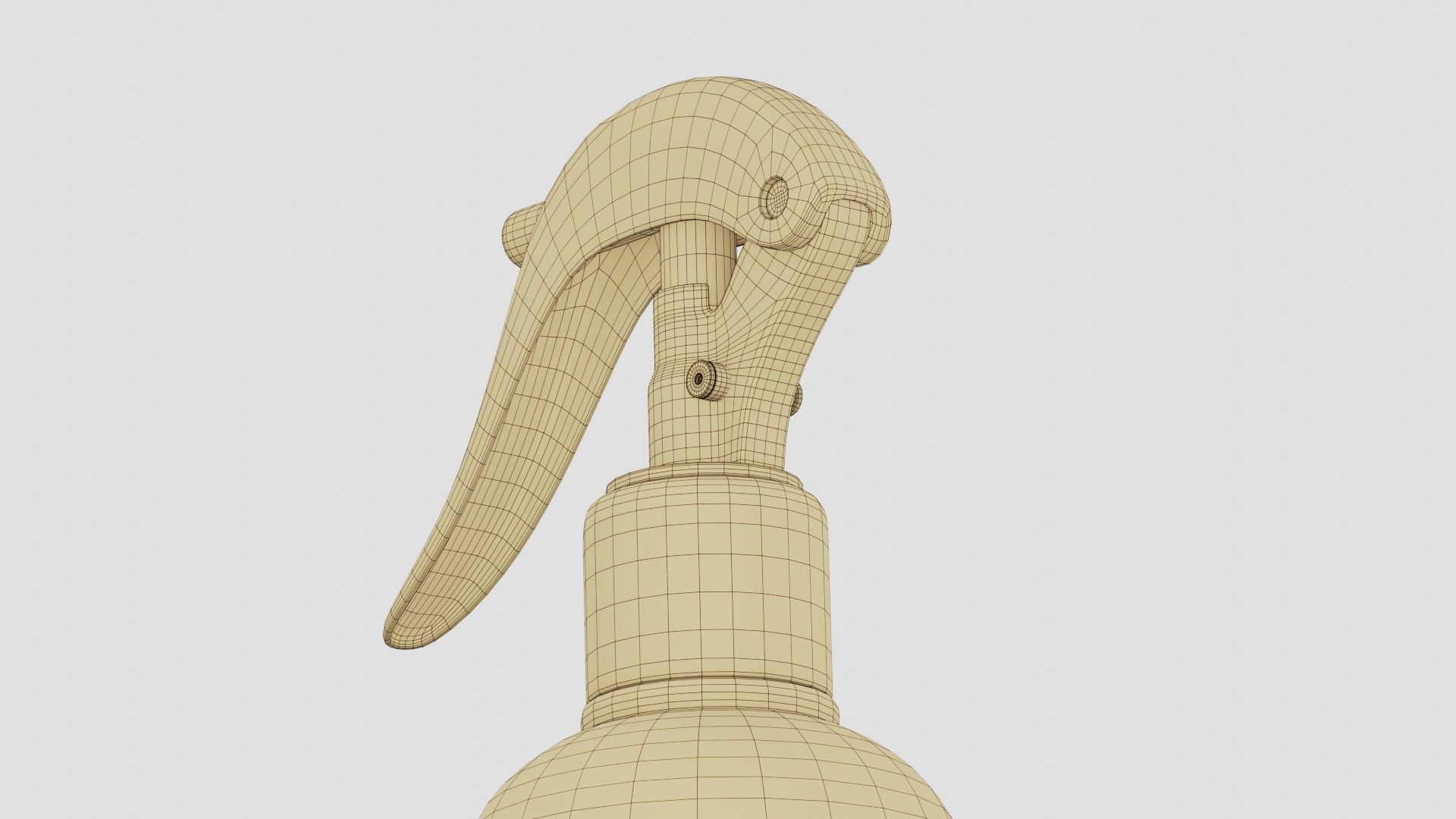 Black Spray Bottle 01 3D model_20