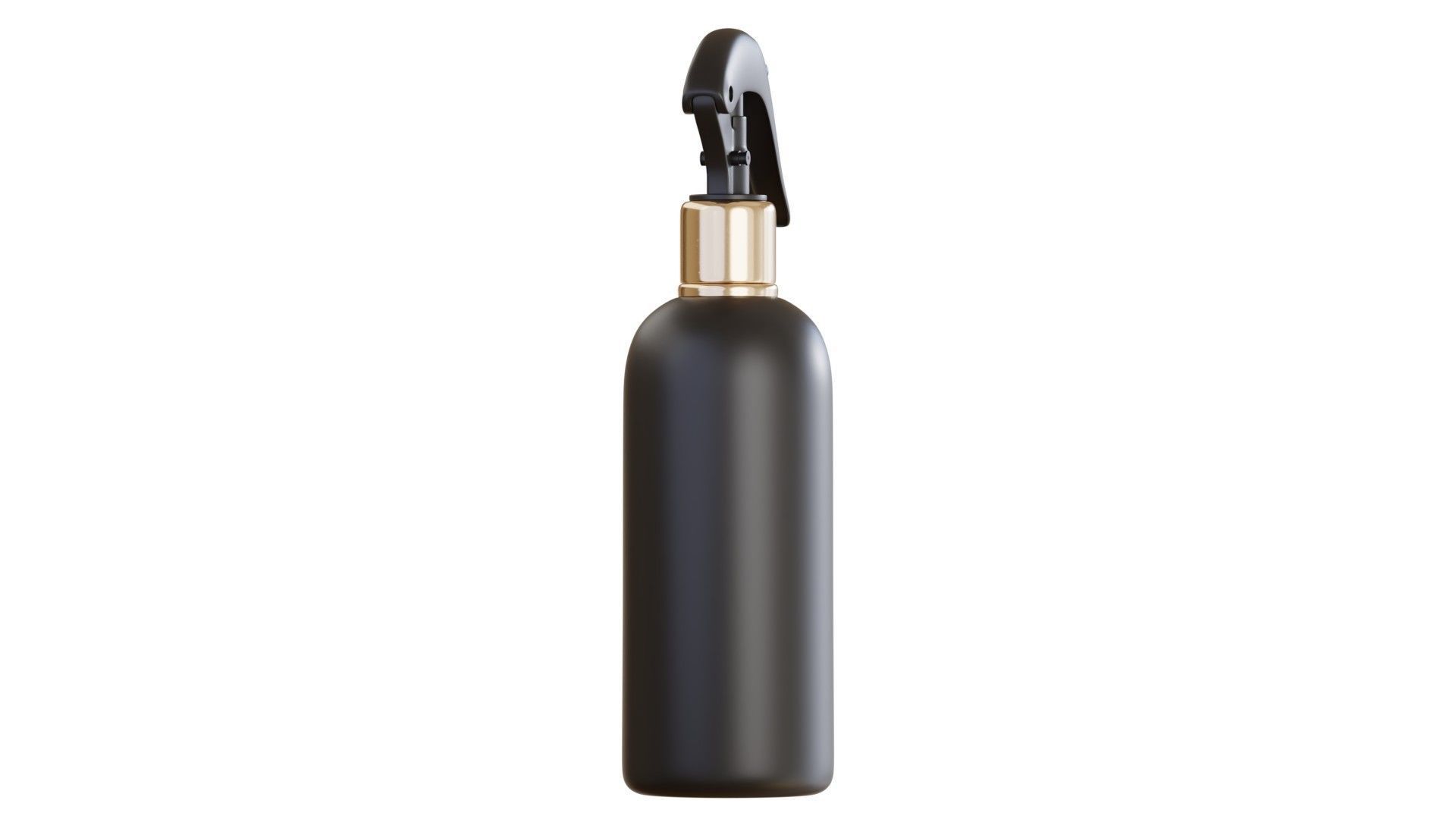 Black Spray Bottle 01 3D model_4