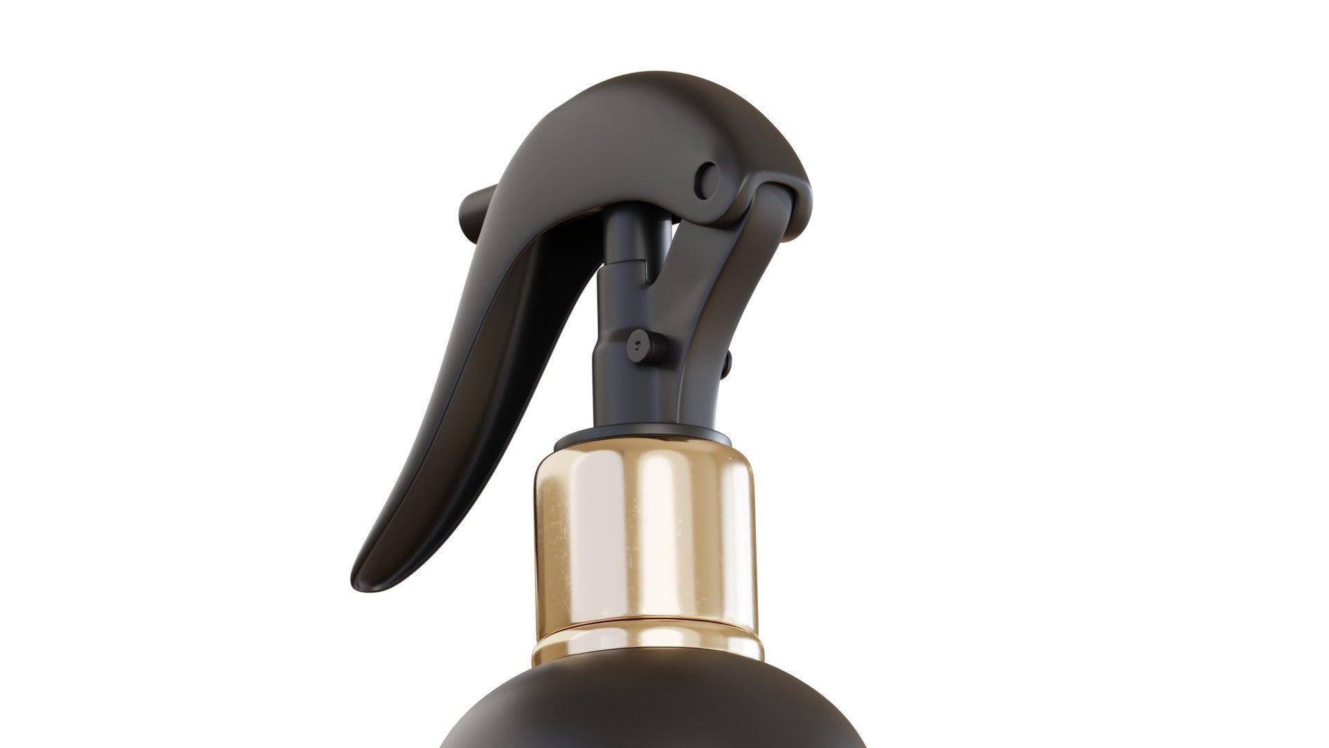 Black Spray Bottle 01 3D model_9