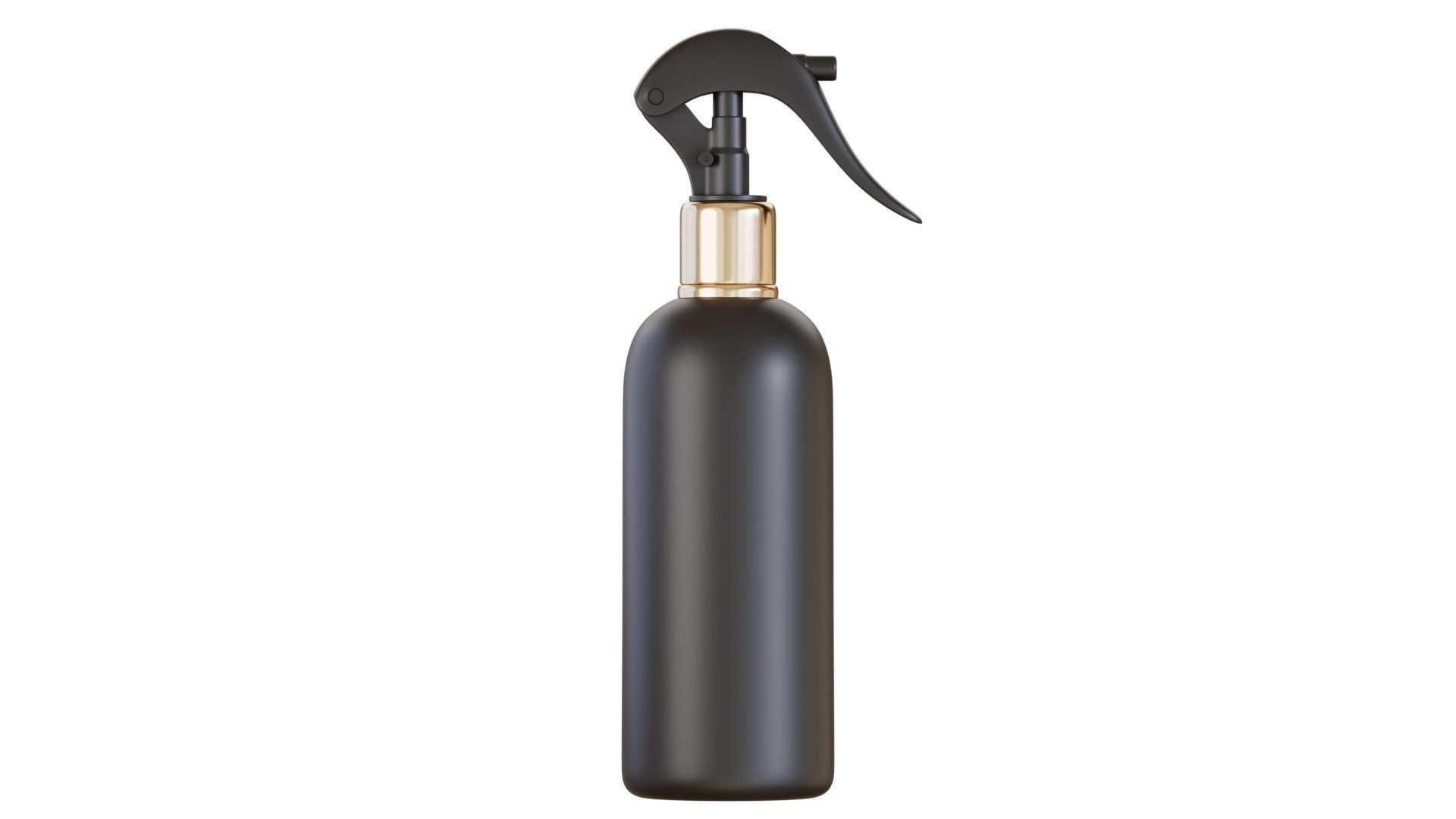 Black Spray Bottle 01 3D model_3