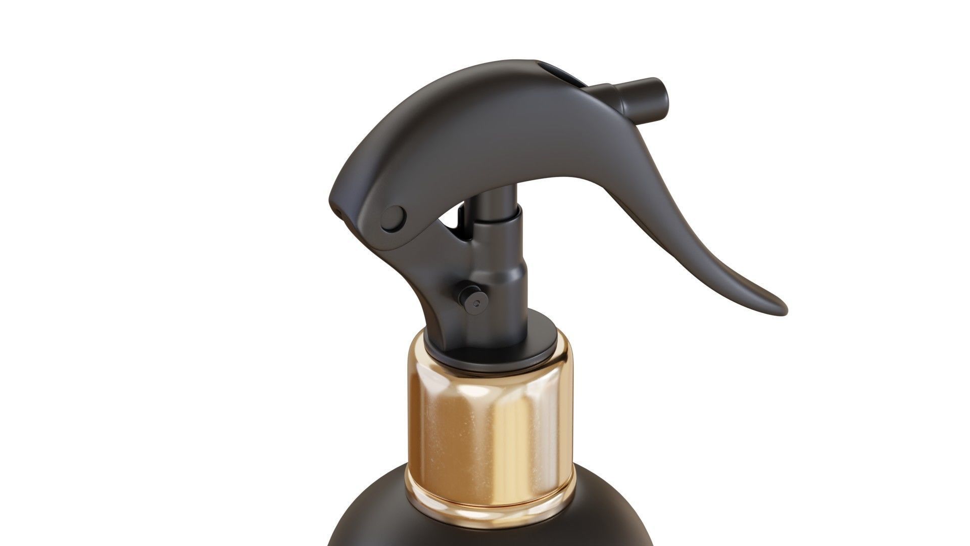 Black Spray Bottle 01 3D model_7