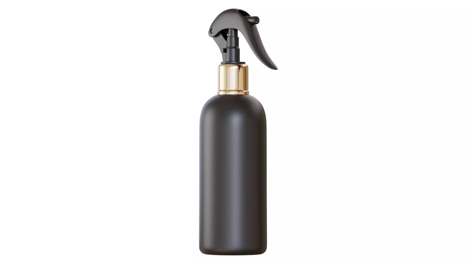 Black Spray Bottle 01 3D model_0