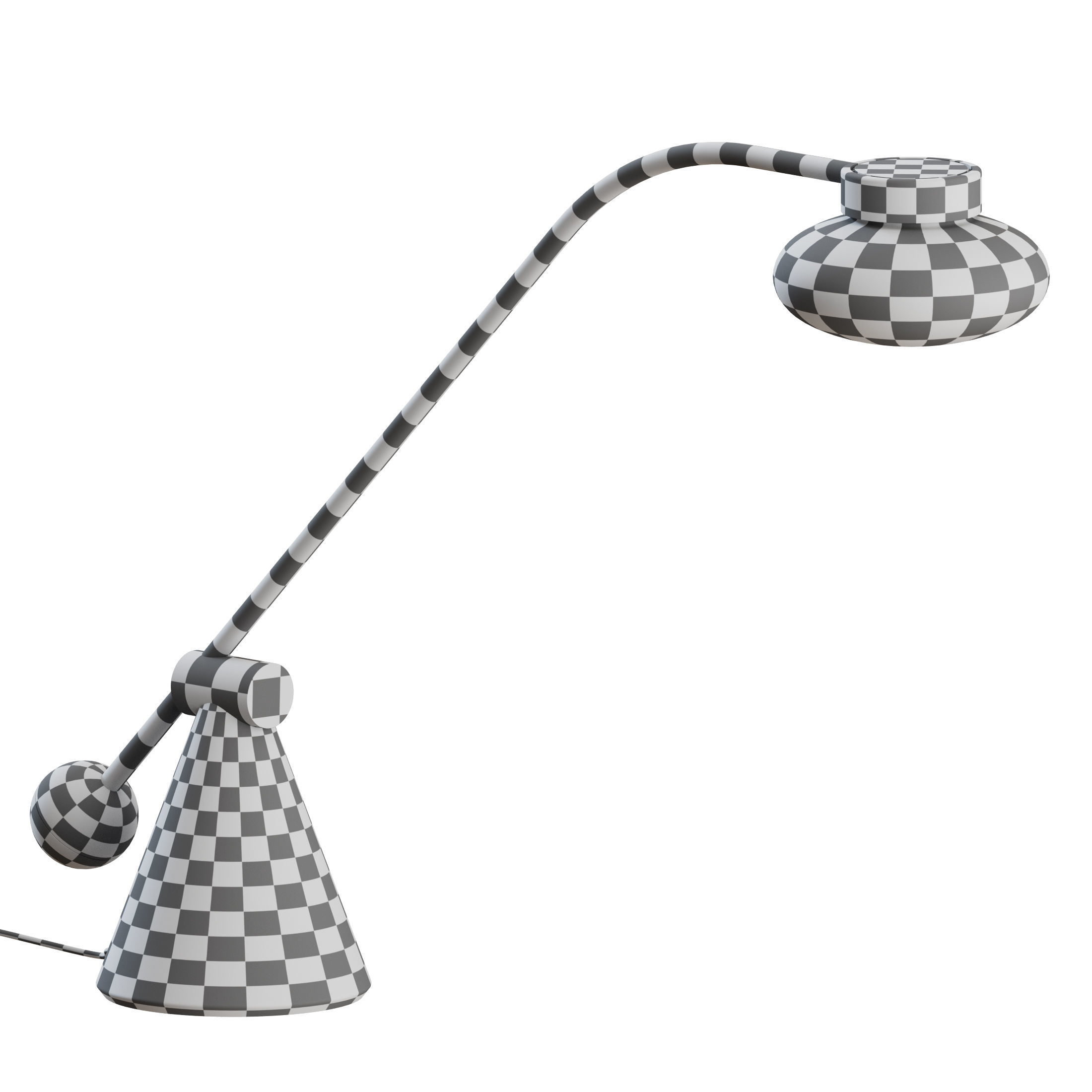 Mun Table Lamp by Steller Works 3D model_1