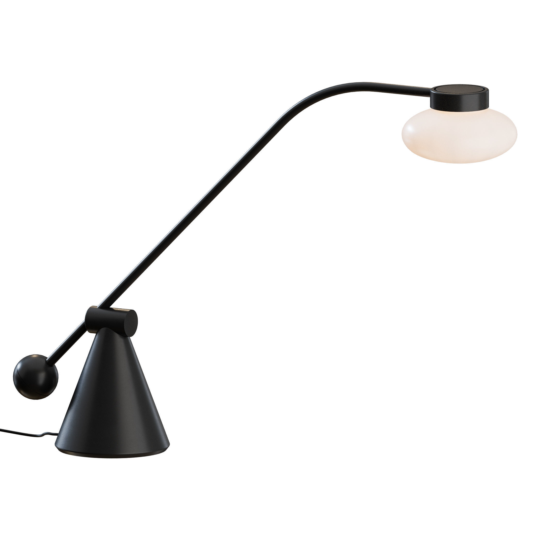 Mun Table Lamp by Steller Works 3D model_5