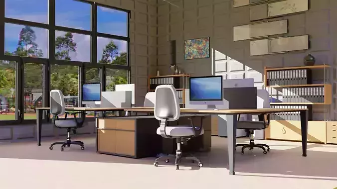Office 3D Model