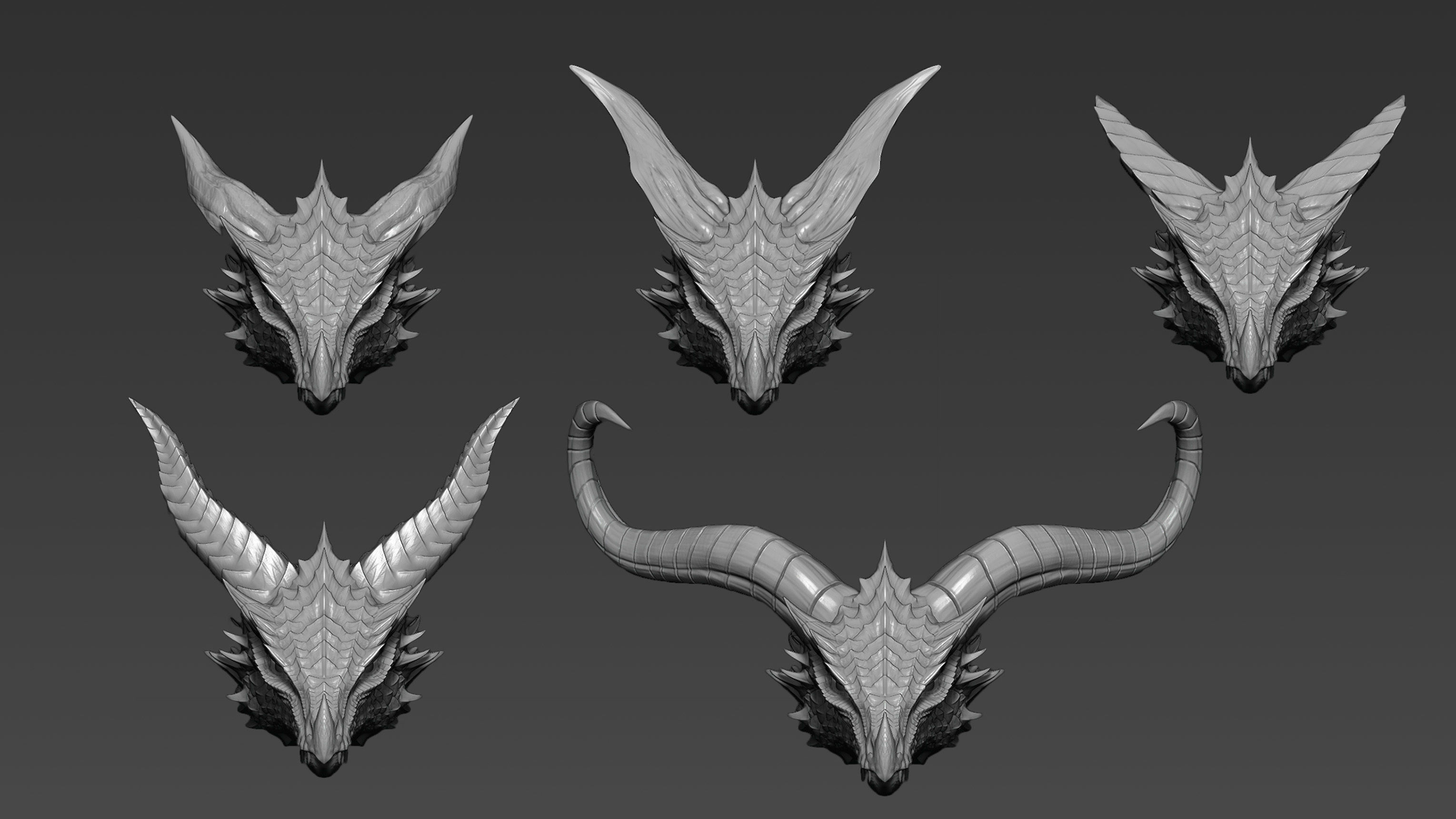 The Ultimate Horns pack for Dragons Texture_8