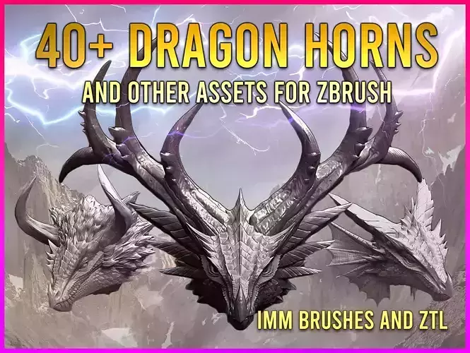 The Ultimate Horns pack for Dragons