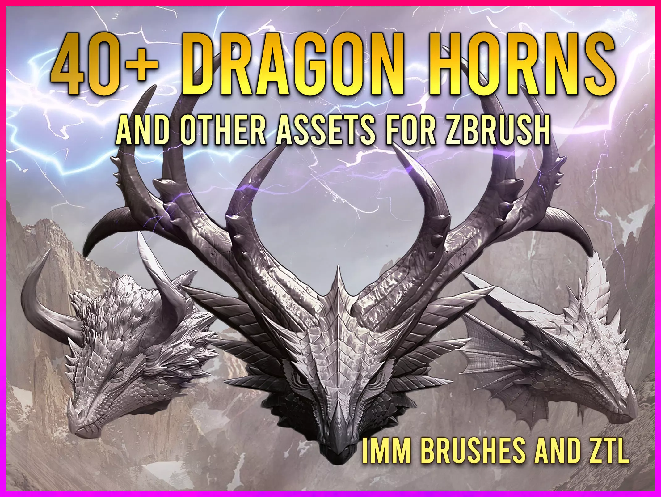 The Ultimate Horns pack for Dragons Texture_0