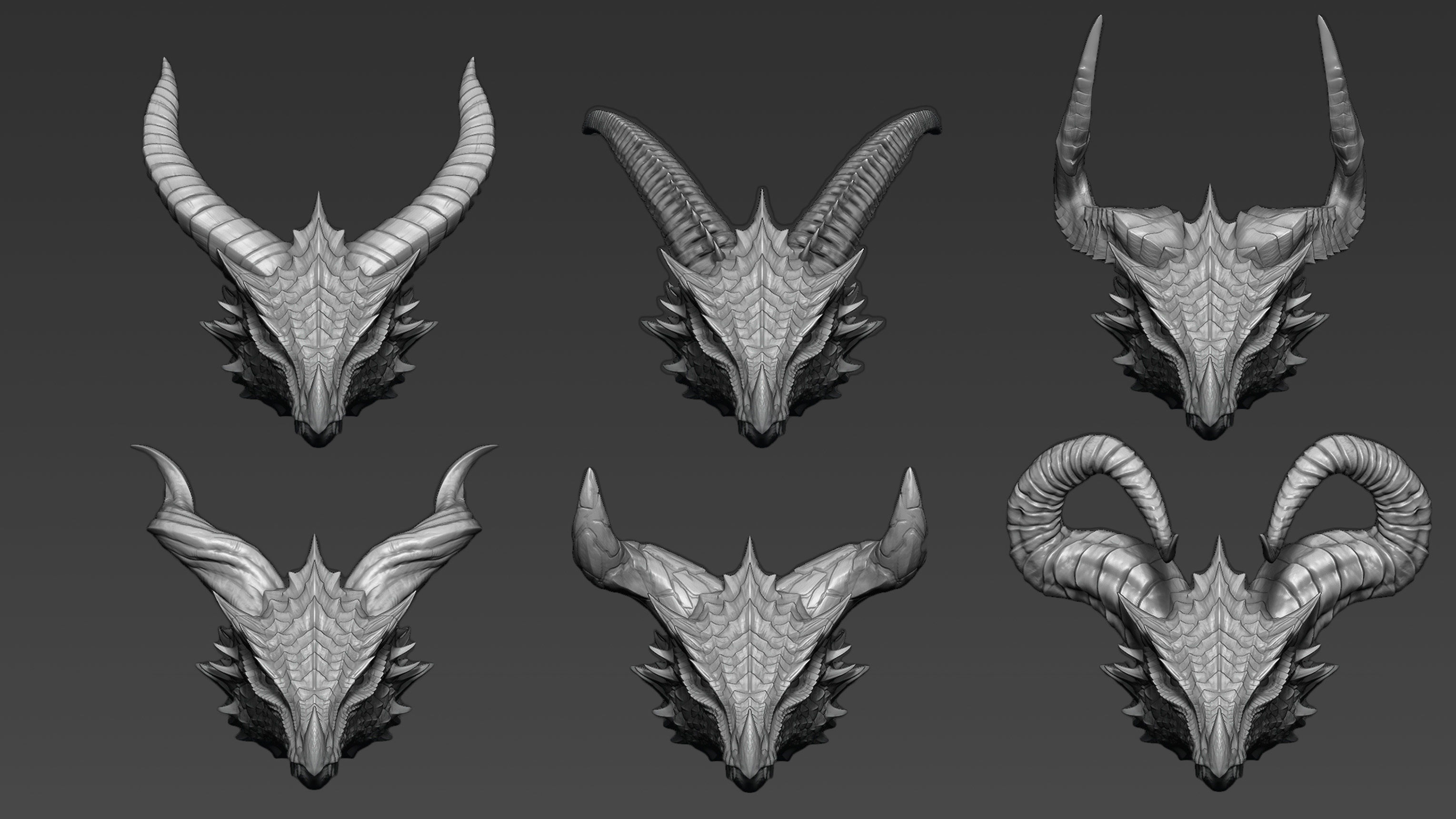 The Ultimate Horns pack for Dragons Texture_3