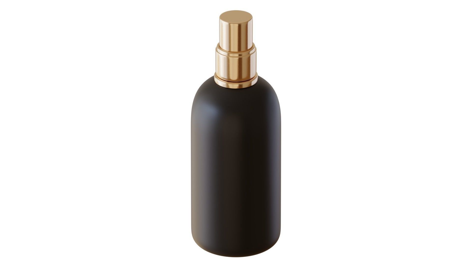 Black Spray Bottle 02 3D model_3