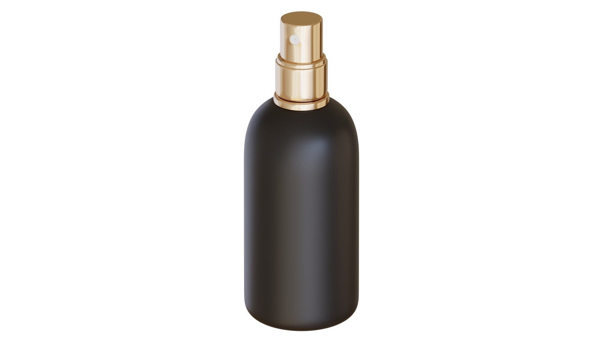 Black Spray Bottle 02 3D model_2