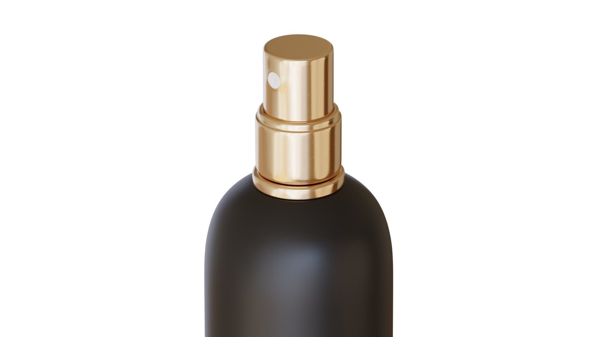 Black Spray Bottle 02 3D model_4