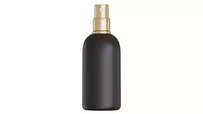 Black Spray Bottle 02 3D model