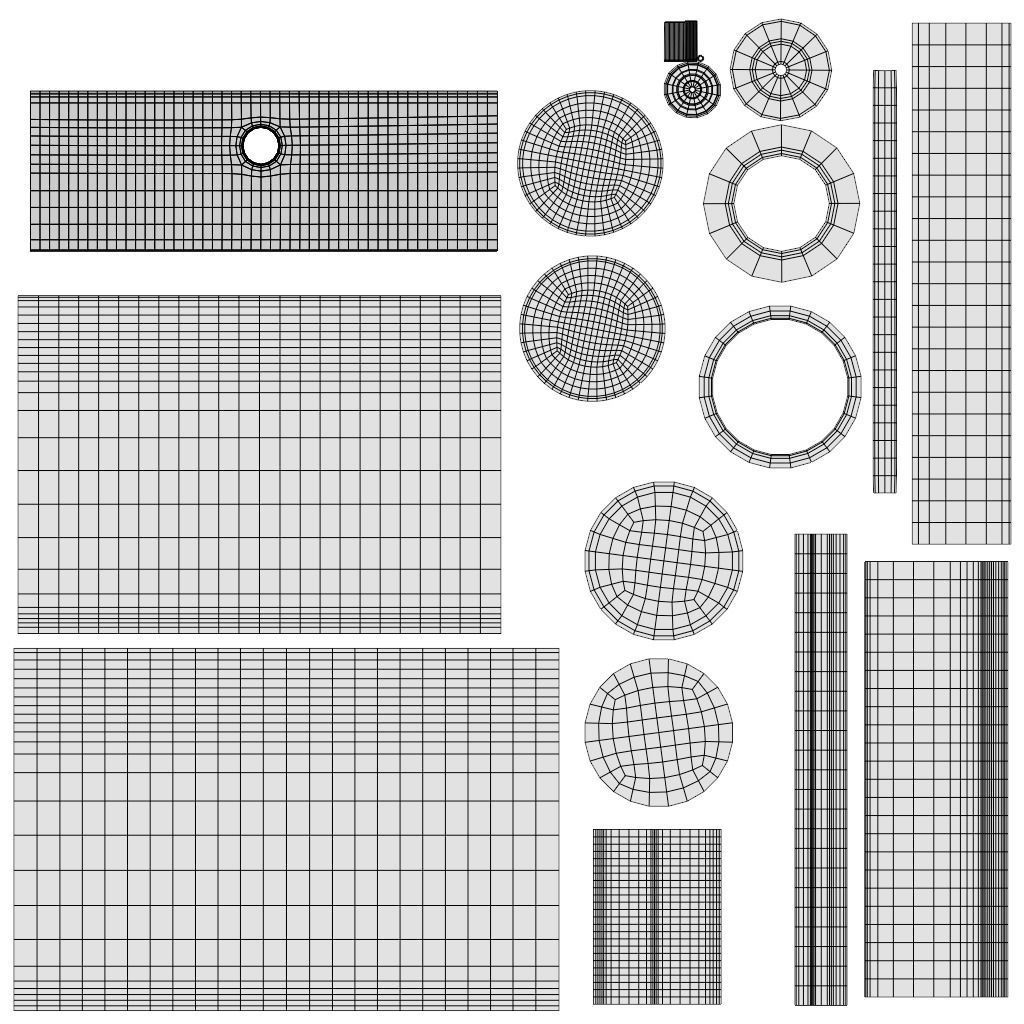 Black Spray Bottle 02 3D model_12