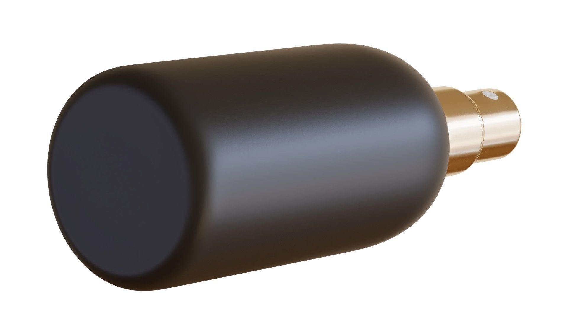 Black Spray Bottle 02 3D model_5