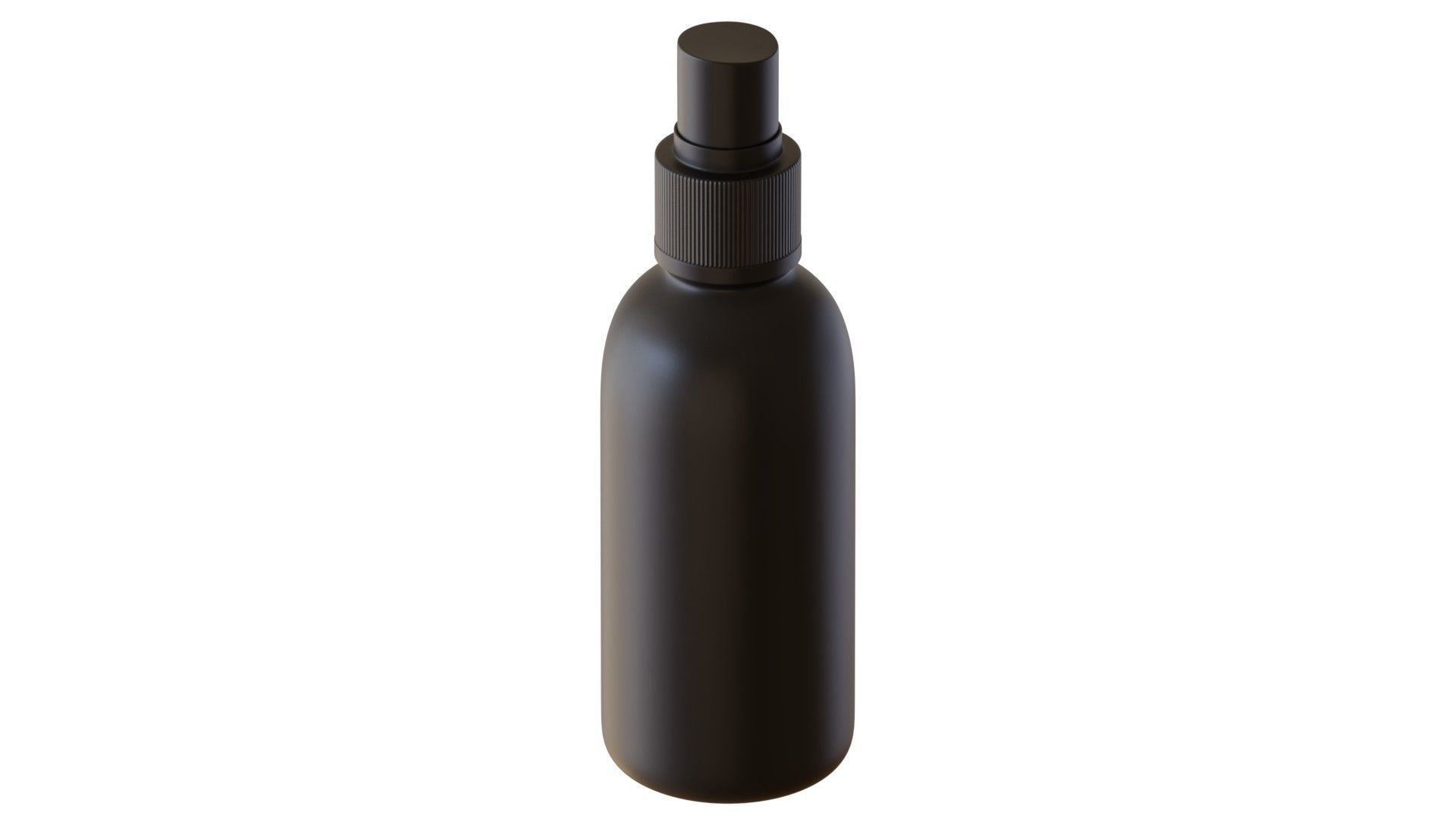 Black Spray Bottle 03 3D model_3
