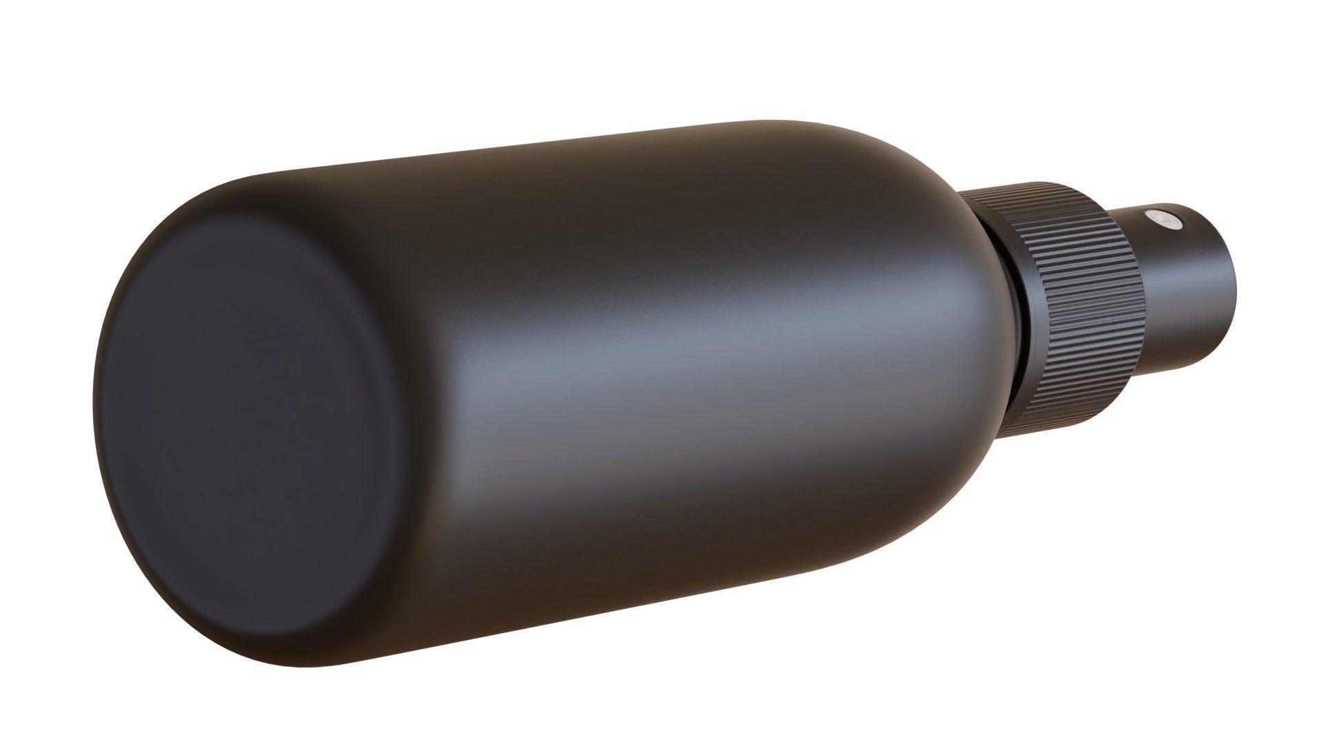 Black Spray Bottle 03 3D model_5