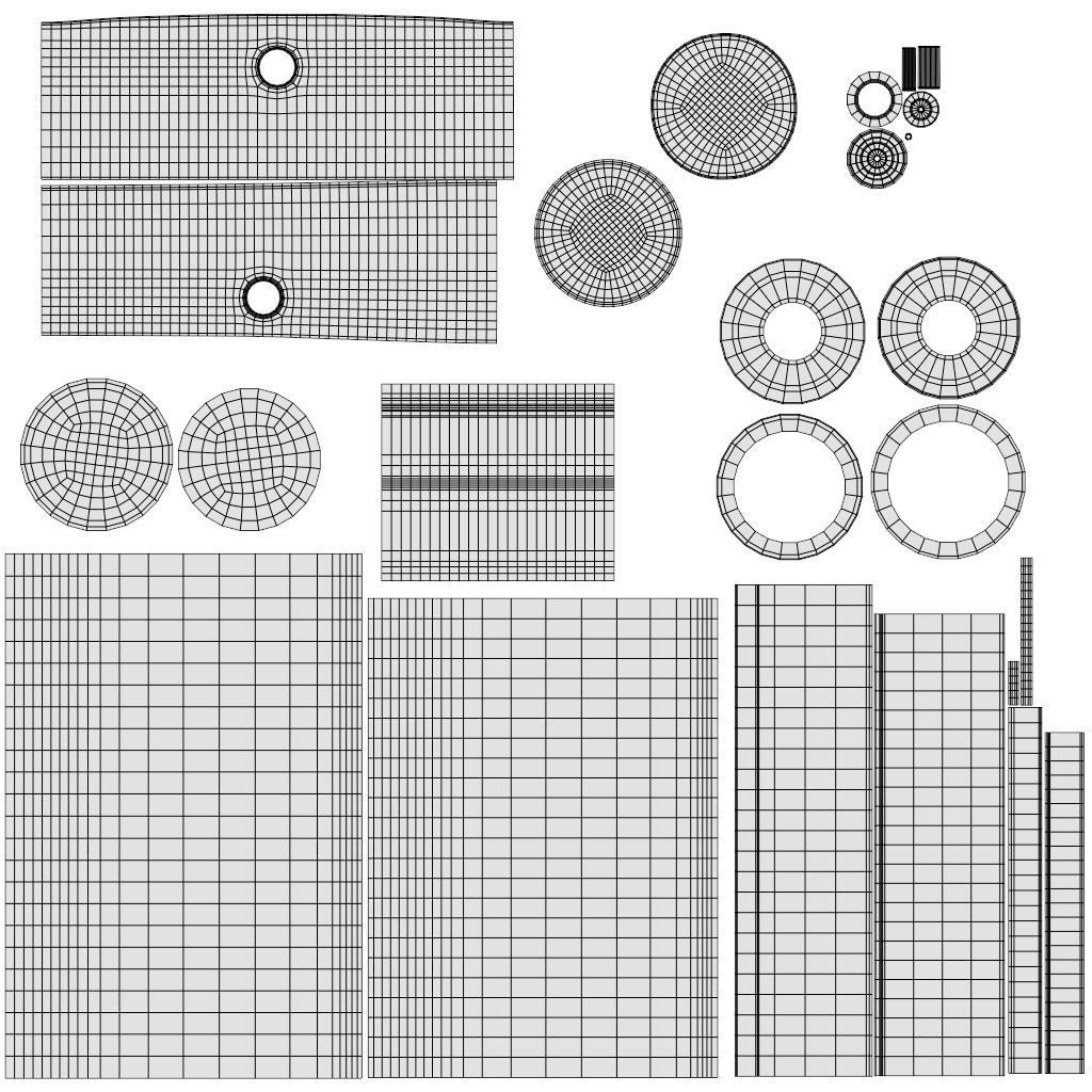 Black Spray Bottle 03 3D model_12