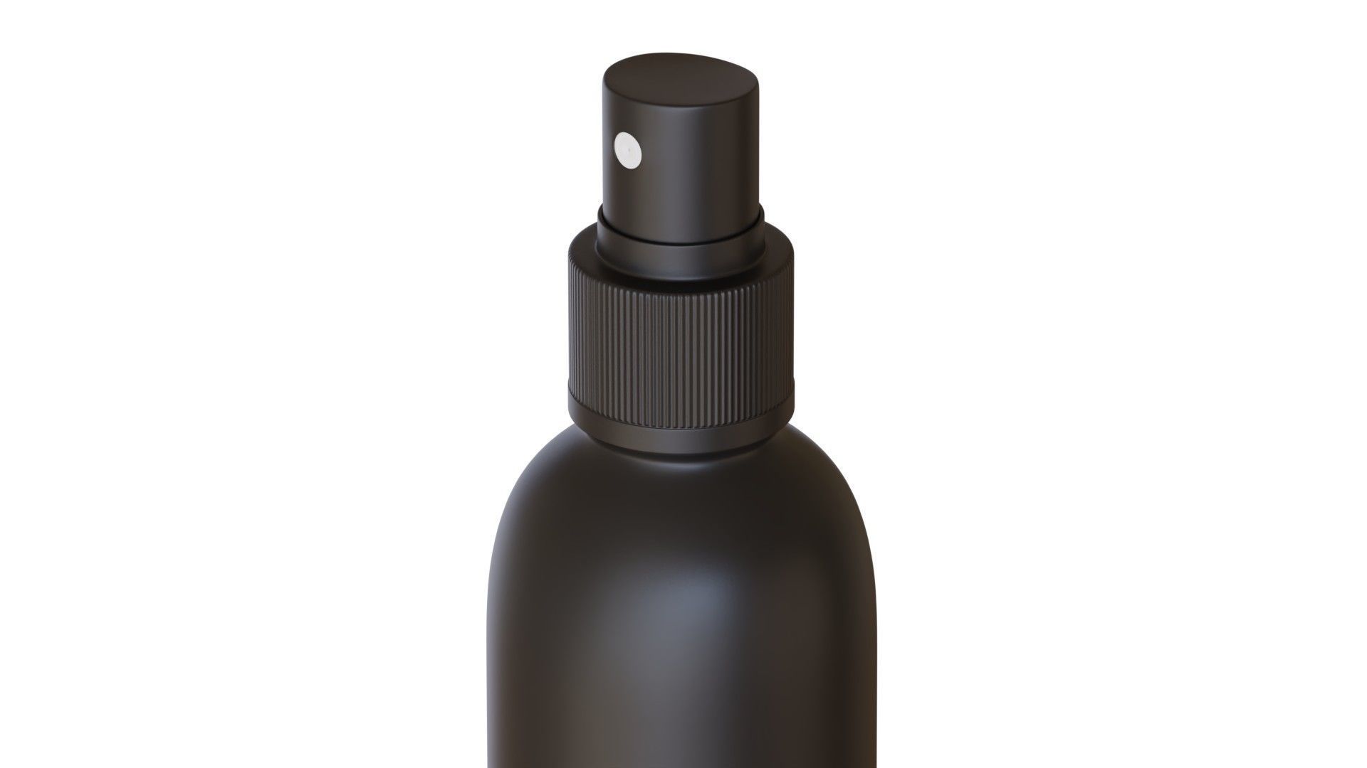 Black Spray Bottle 03 3D model_4