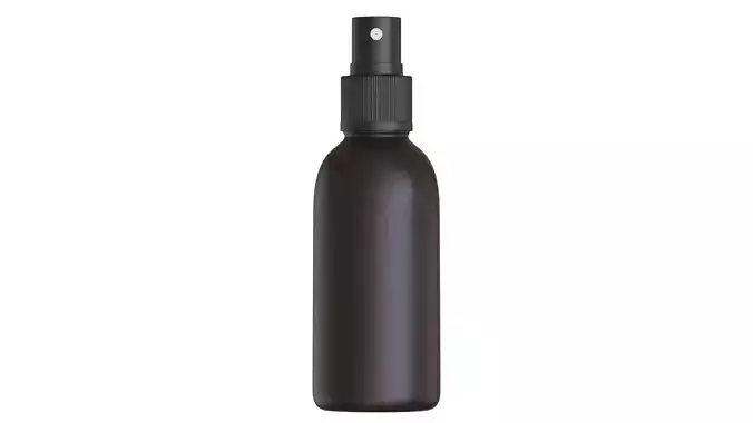 Black Spray Bottle 03 3D model