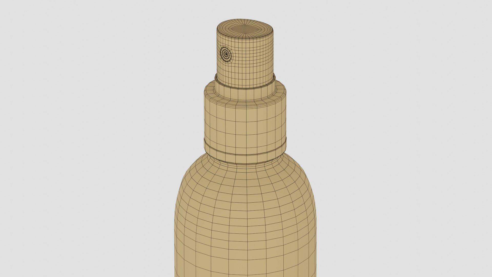 Black Spray Bottle 03 3D model_10