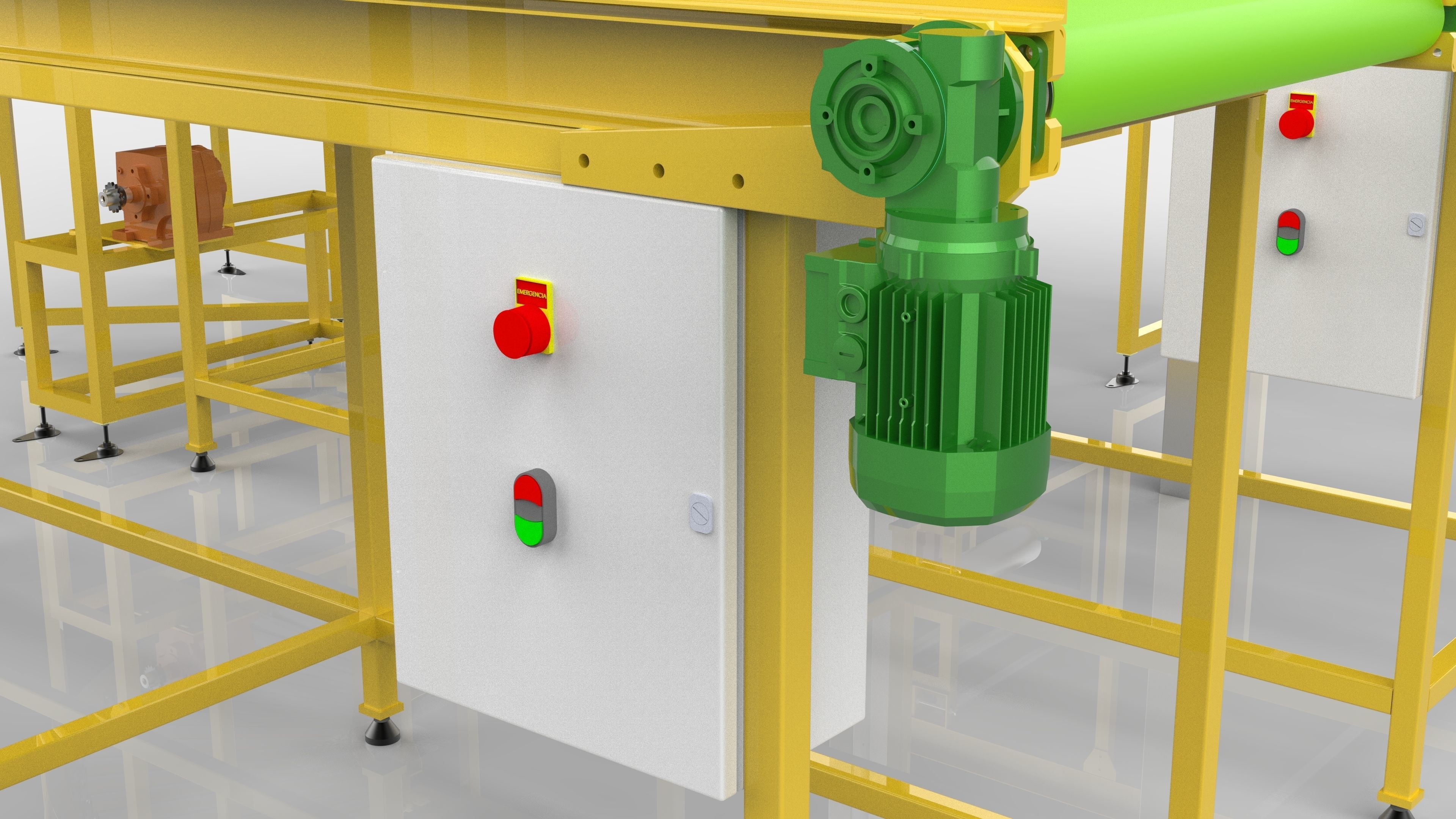 Cake Transport Unit 2 - 4K 3D model_2