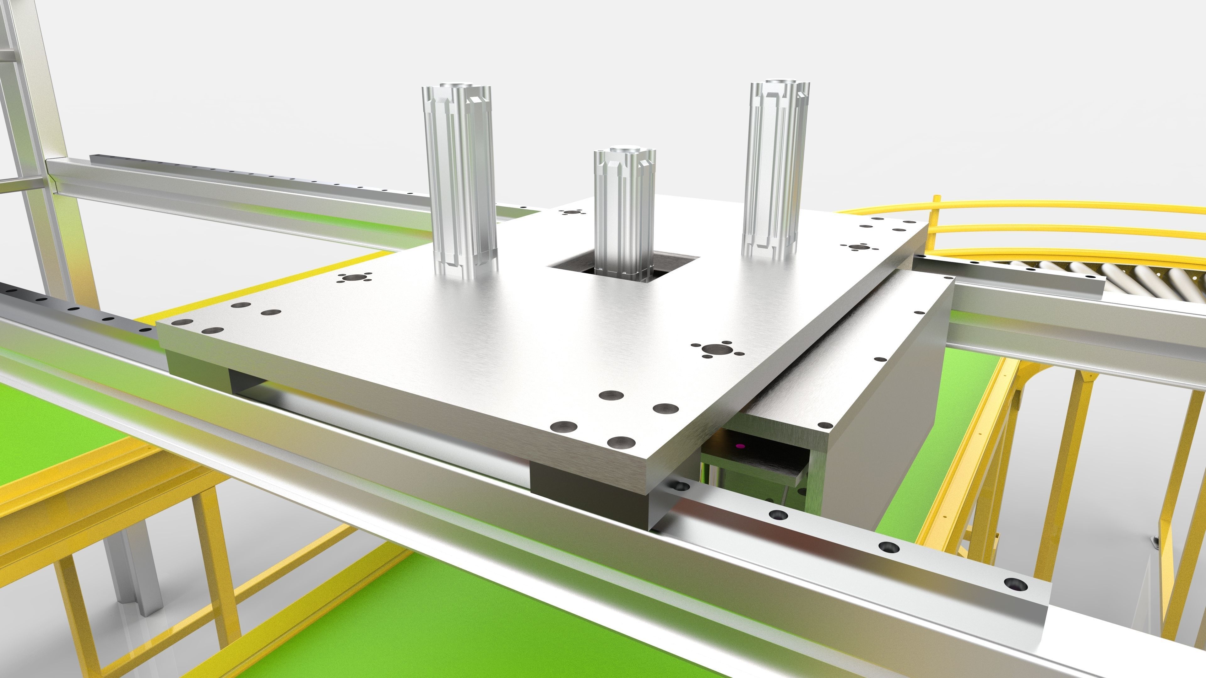 Cake Transport Unit 2 - 4K 3D model_4