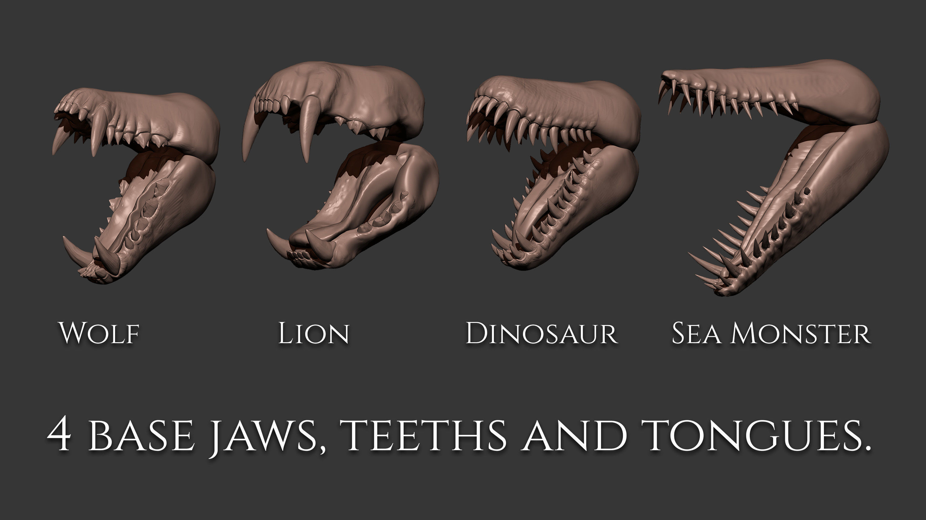 7 jaws tongues and teeth for creatures Texture_1