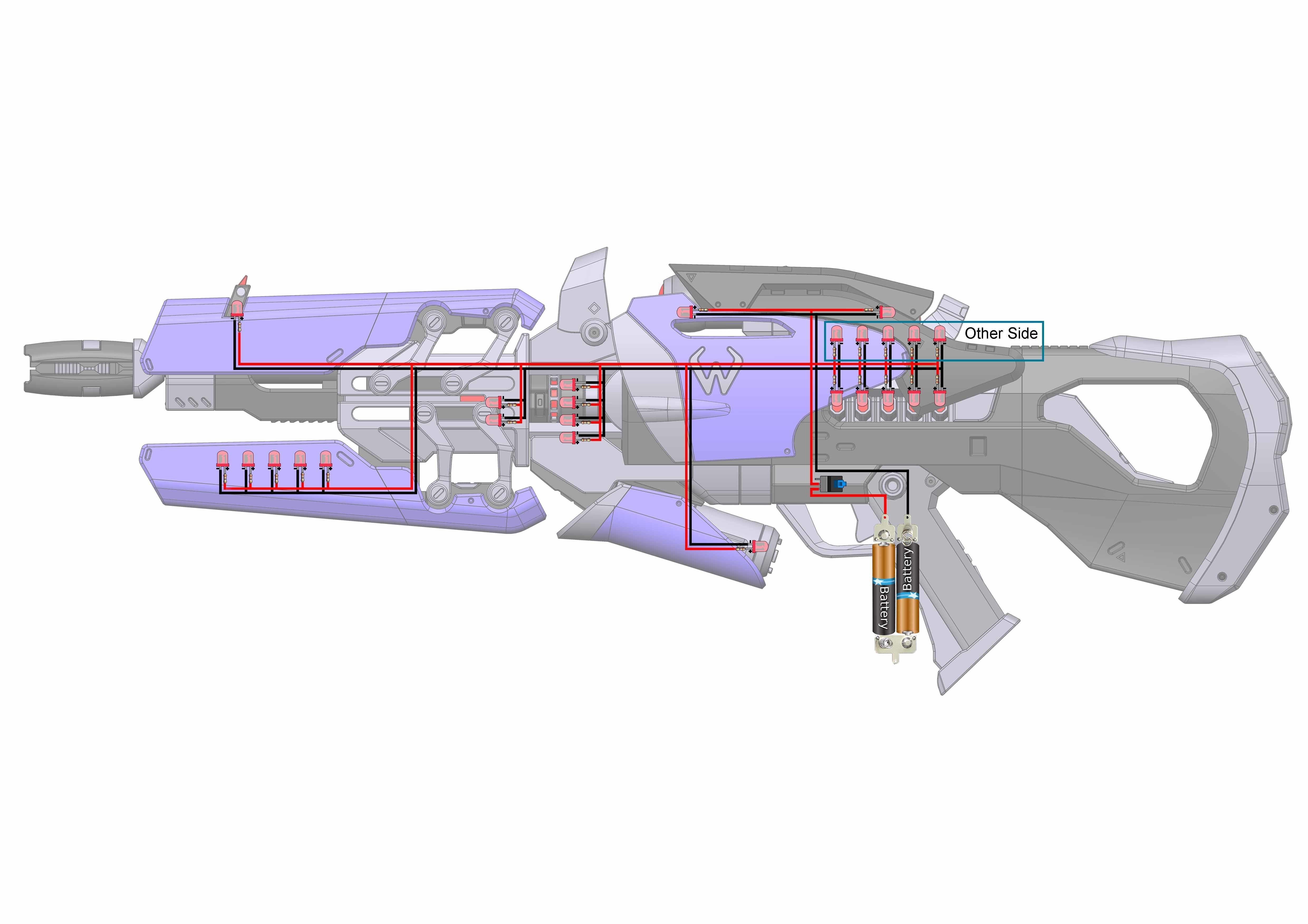 Widowmaker Original Skin - Overwatch - STL and CAD Personal Use 3D print model_15