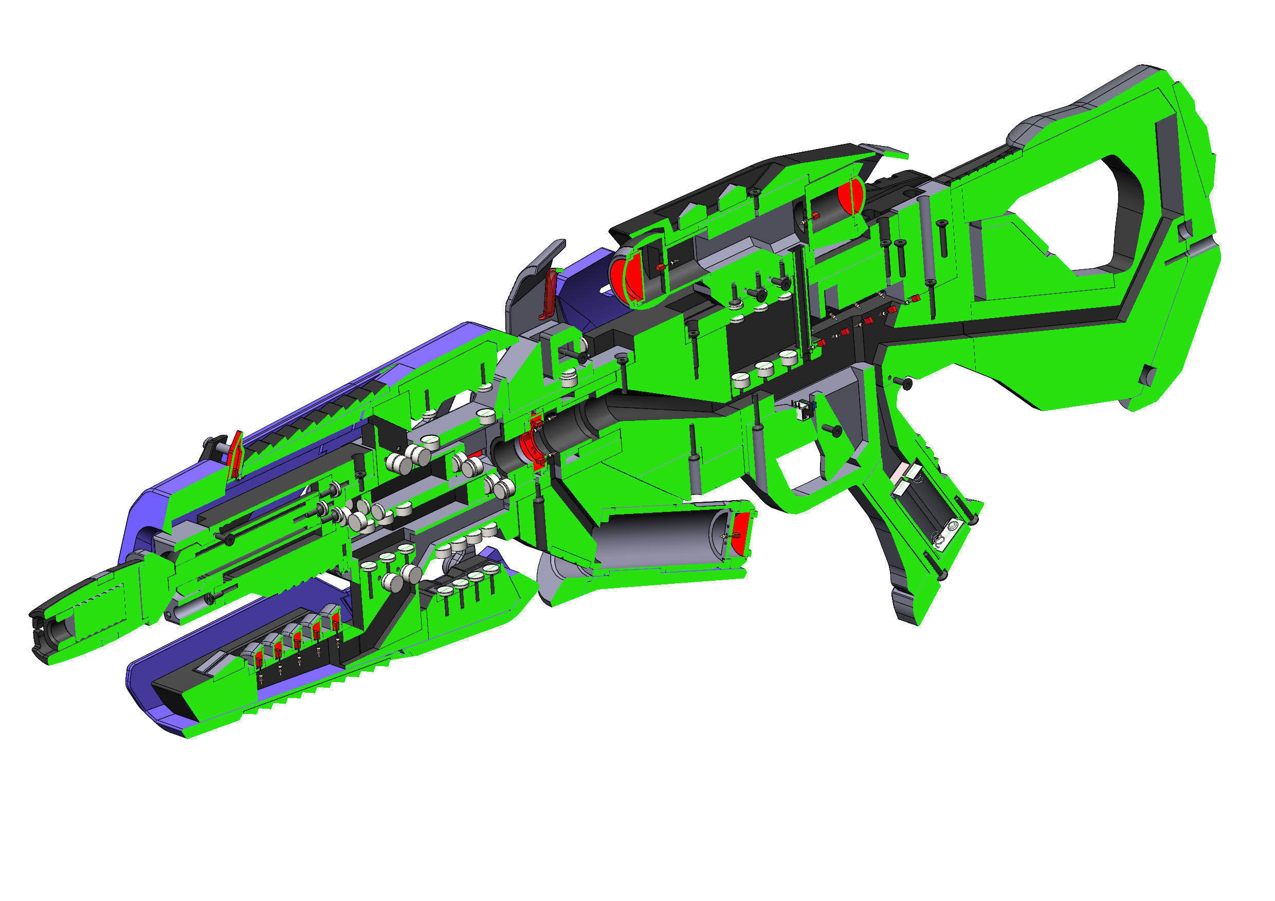 Widowmaker Original Skin - Overwatch - STL and CAD Personal Use 3D print model_14